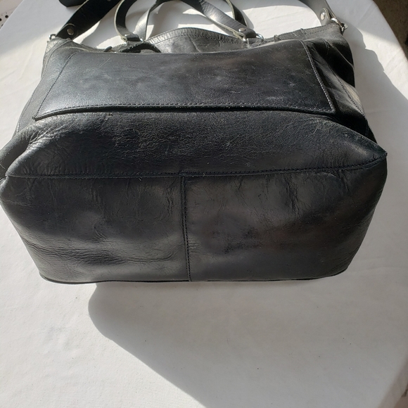 D7,961 M0851 Shoulder Bag Tote Leather made in Canada - Picture 2 of 10